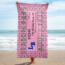 Load image into Gallery viewer, Long Beach NY Beach Pass Towel 2023
