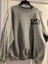 Load image into Gallery viewer, Gray Lido Beach NY Crewneck Sweatshirt
