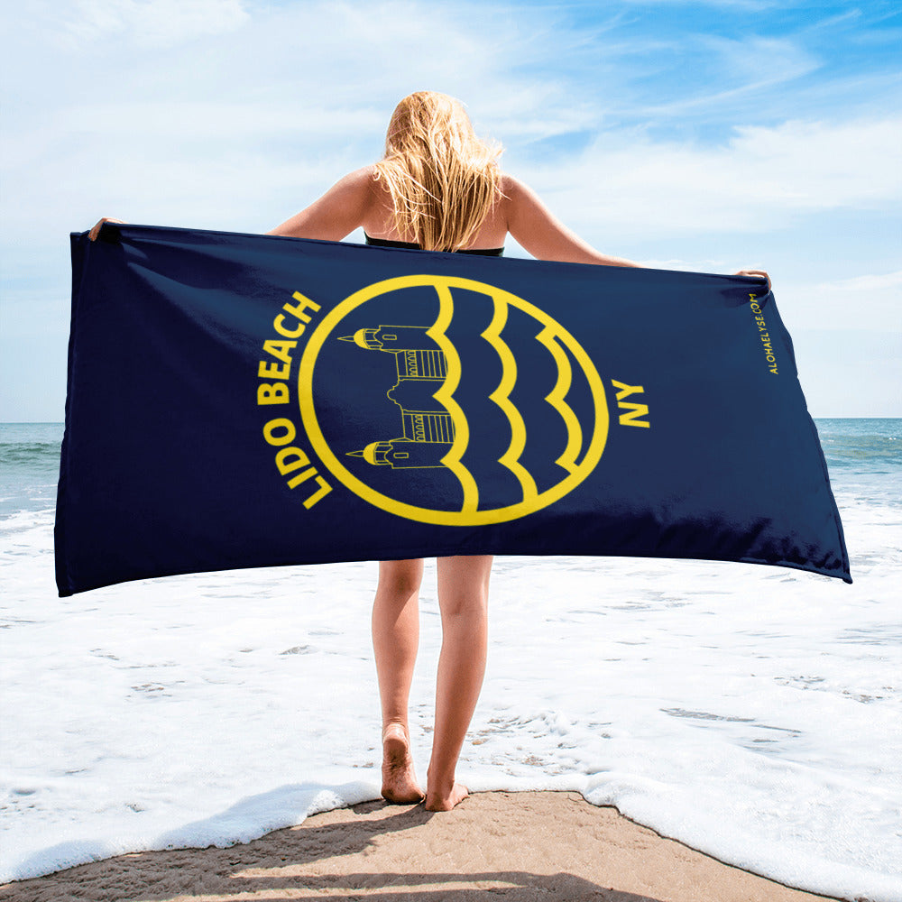 Lido Beach NY Beach Towel