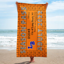 Load image into Gallery viewer, Long Beach NY Beach Pass Beach Towel 2022
